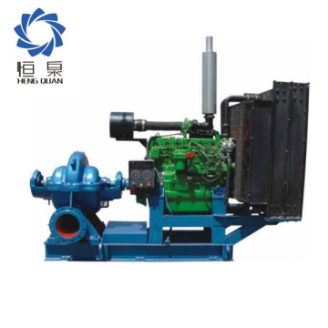 Double suction diesel engine irrigation pump